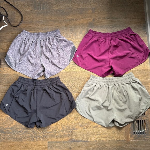 Lululemon Women’s Hotty Hot Low-Rise Lined Shorts — Bundle of 4 - Picture 2 of 6